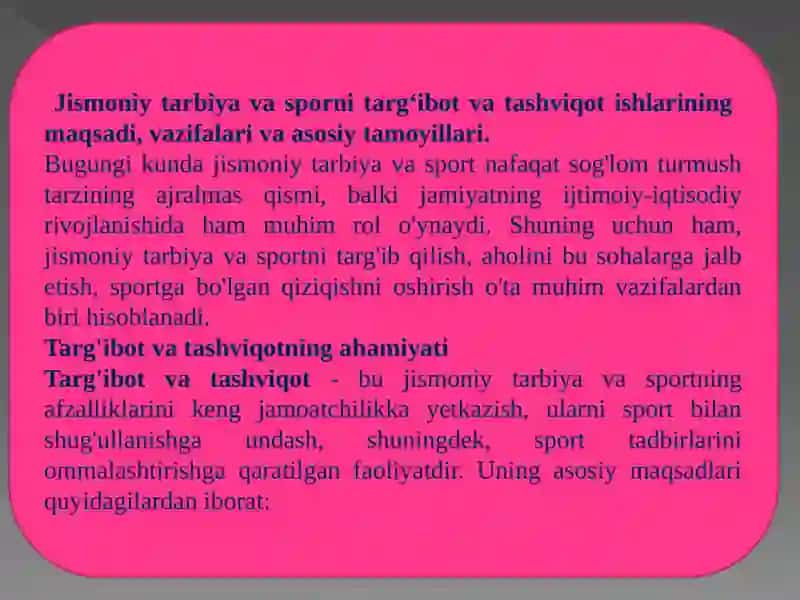 Jismoniy tarbiya va sportni targ‘ibot va tashviqot ishlari 3