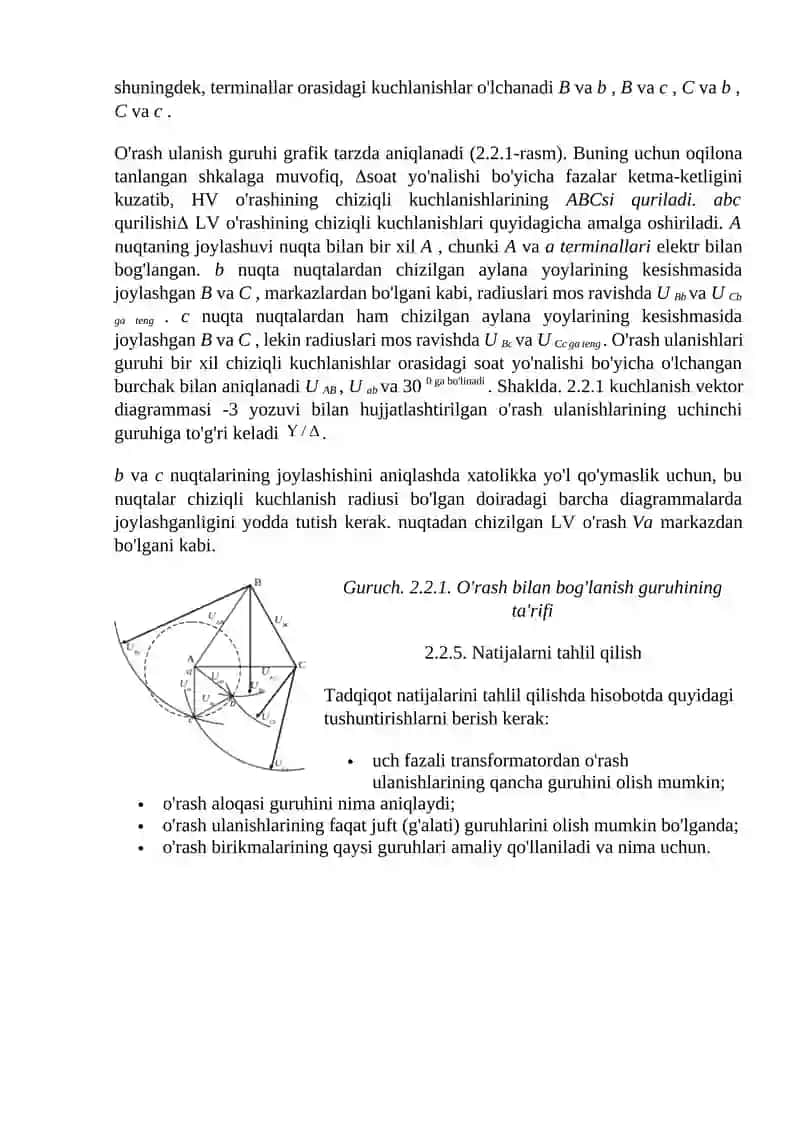 Uch fazali transformator va eksperiment asboblari 3
