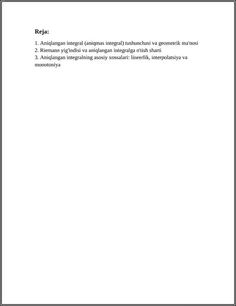 ANIQMAS INTEGRAL VA INTEGRALLASHNING ASOSIY USULLARI 3
