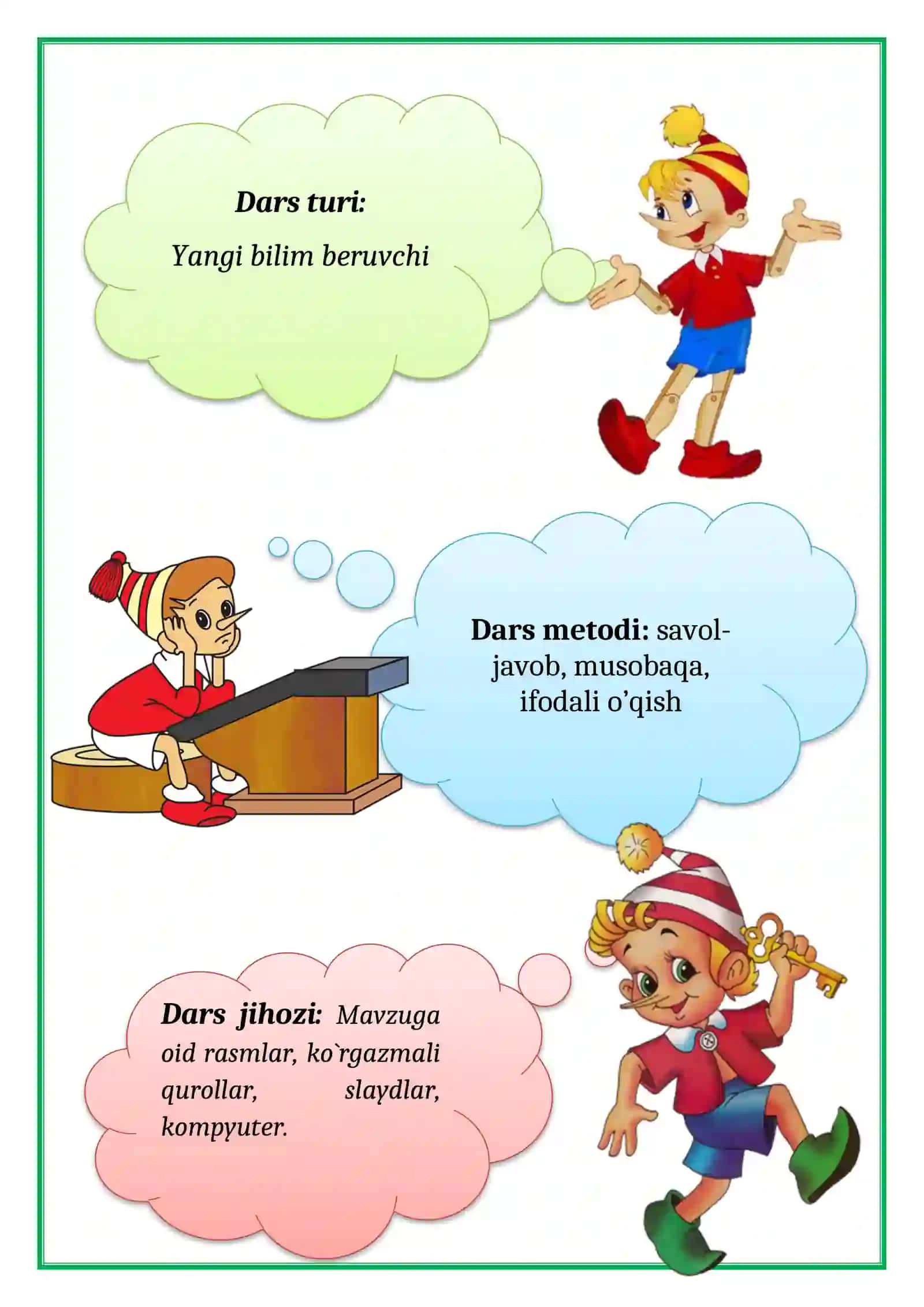4-sinf o'qish fanidan Bir hovli qush mavzusida 2-chorak dars ishlanmasi 3