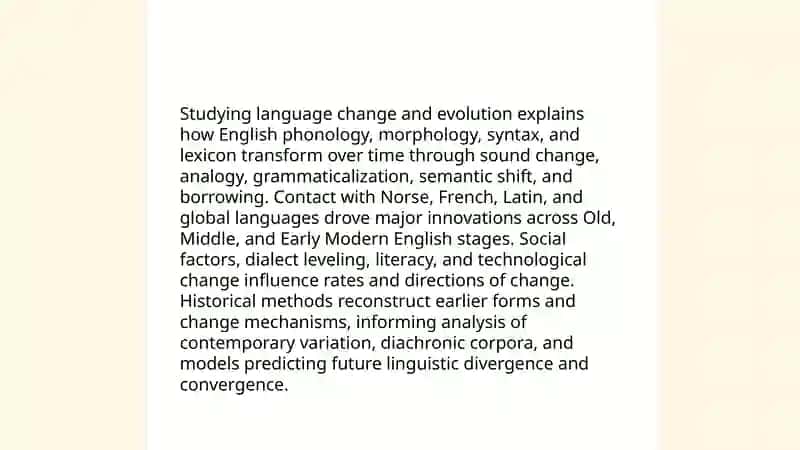 Why study the history of the English language 3