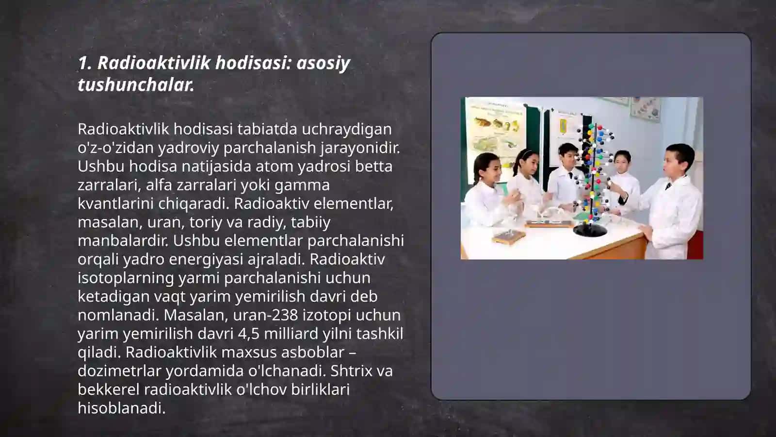 Radioaktivlik hodisasi õqitish metodikasi 3
