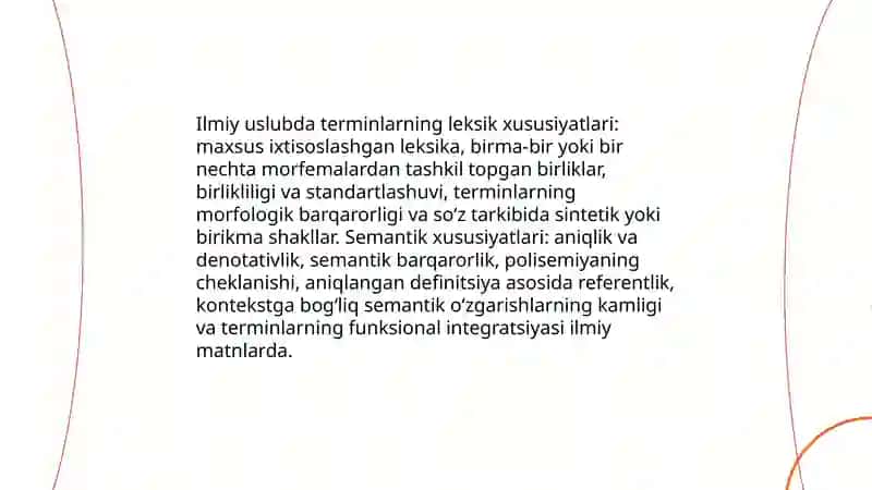 Ilmiy uslub va rasmiy=idoraviy uslublarning leksik grammatik xususiyatlari 3