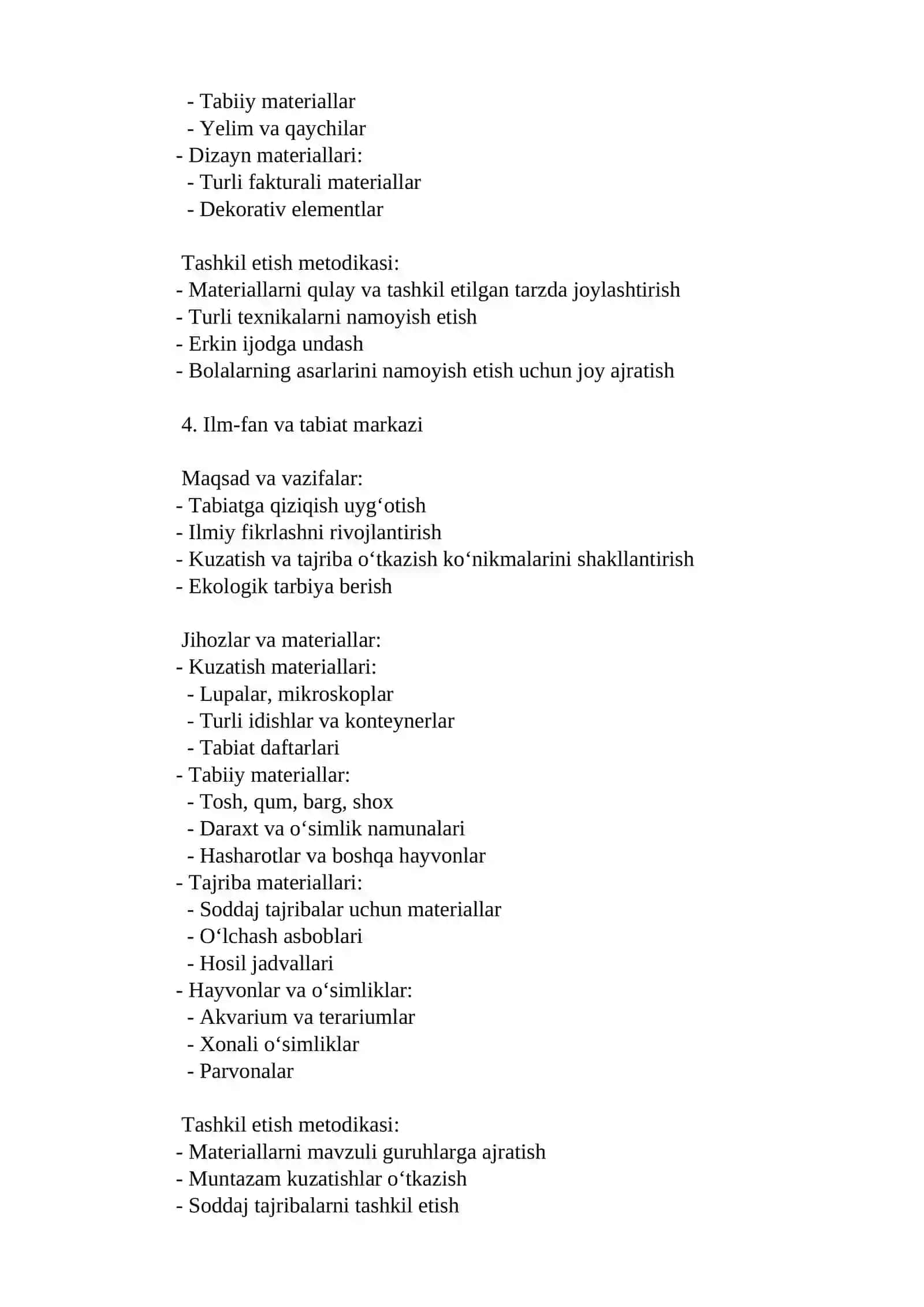 Maktabgacha ta'lim tashkilotlarida rivojlantiruvchi markazlarda ta’limiy faoliyatni tashkil etish 3