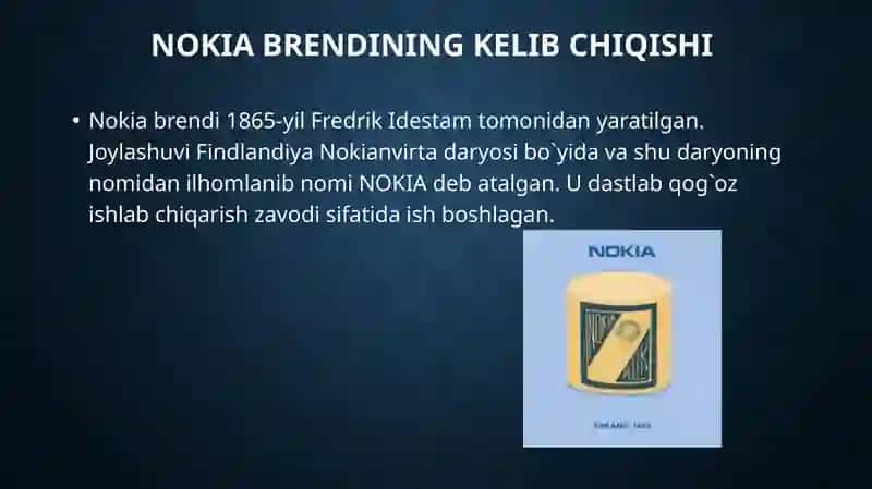 Nokia brendi haqida 3
