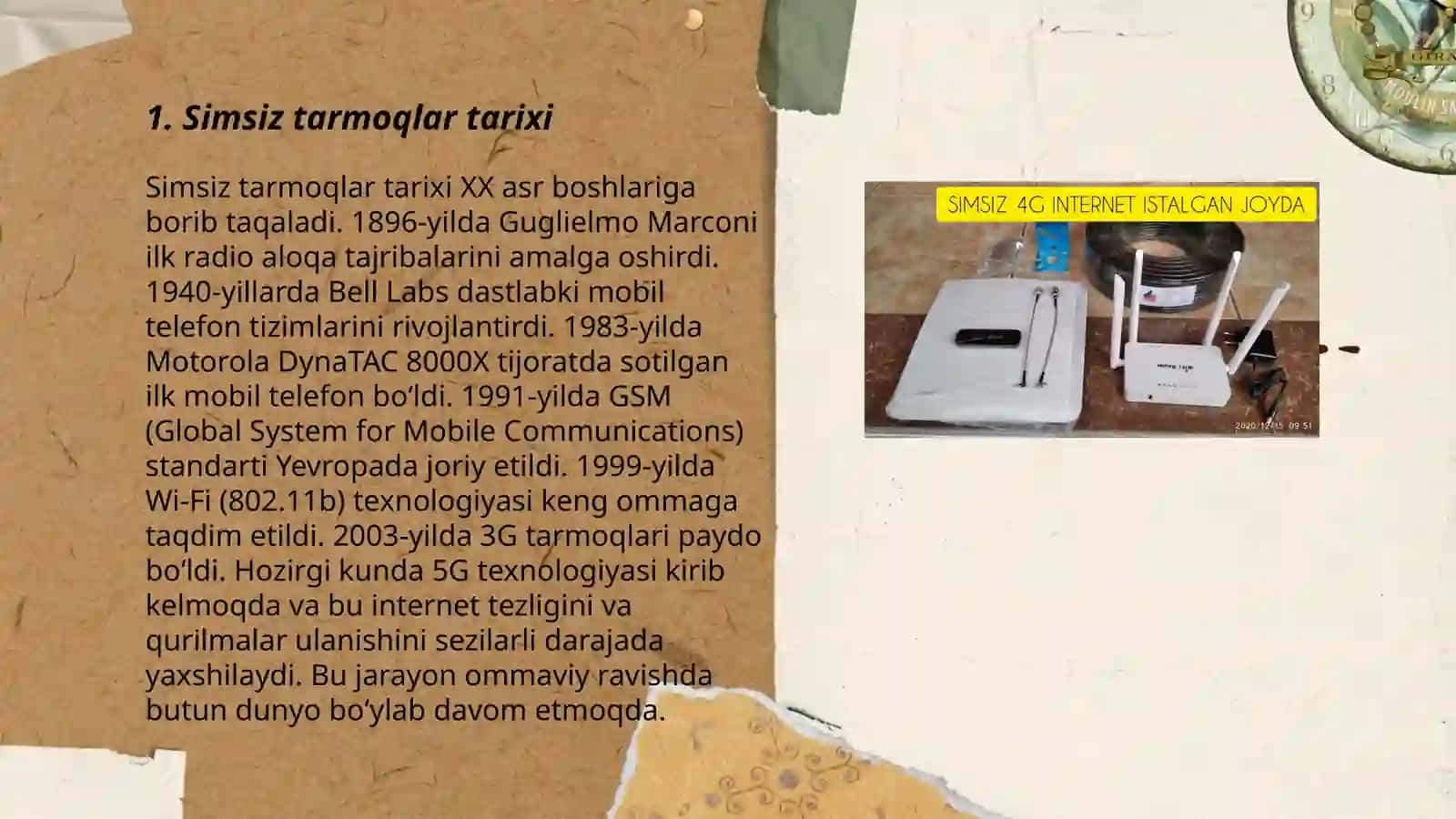 Simsiz tarmoqlar tarixi 3