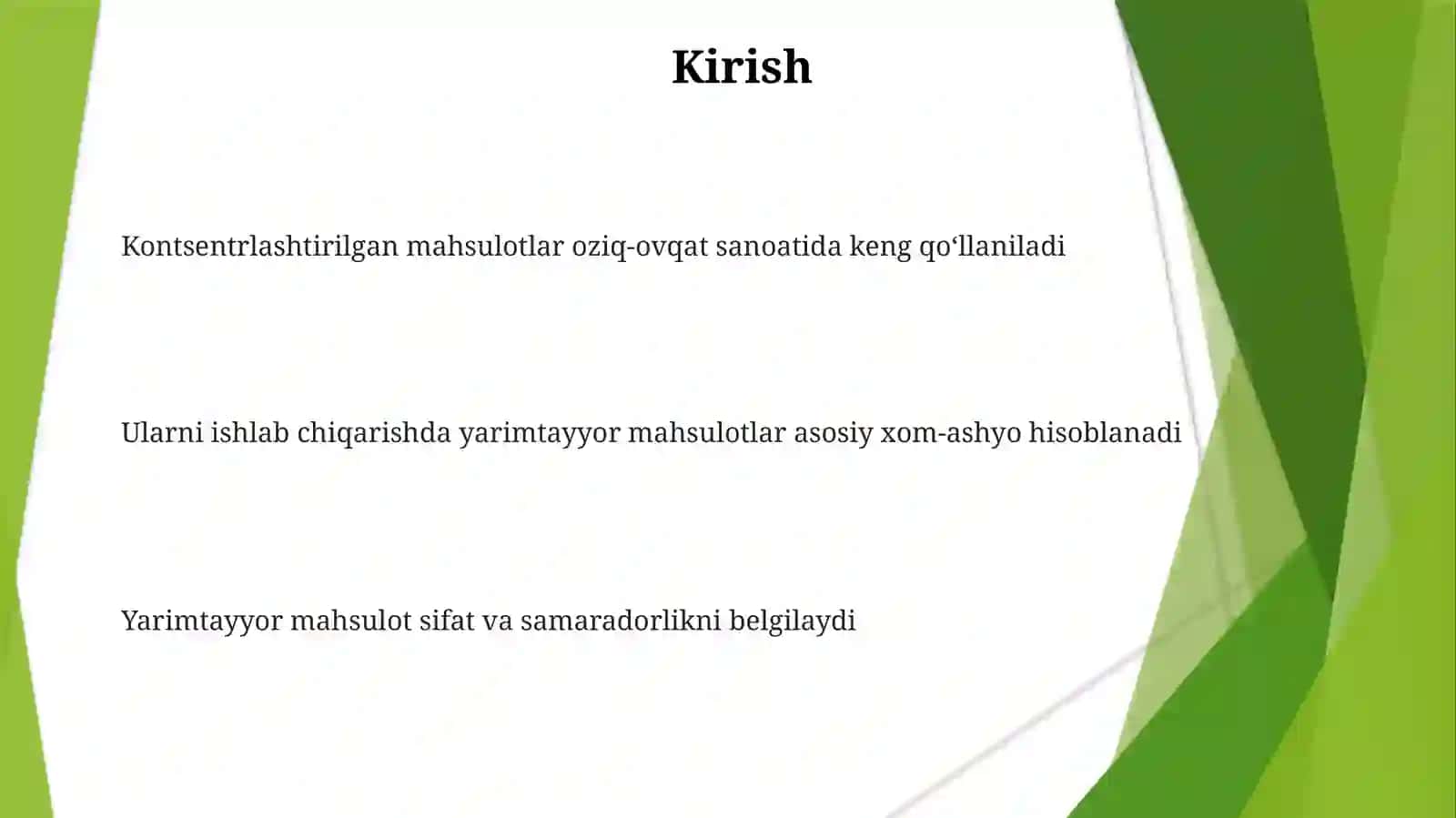 Yarimtayyor mahsulotlar 3