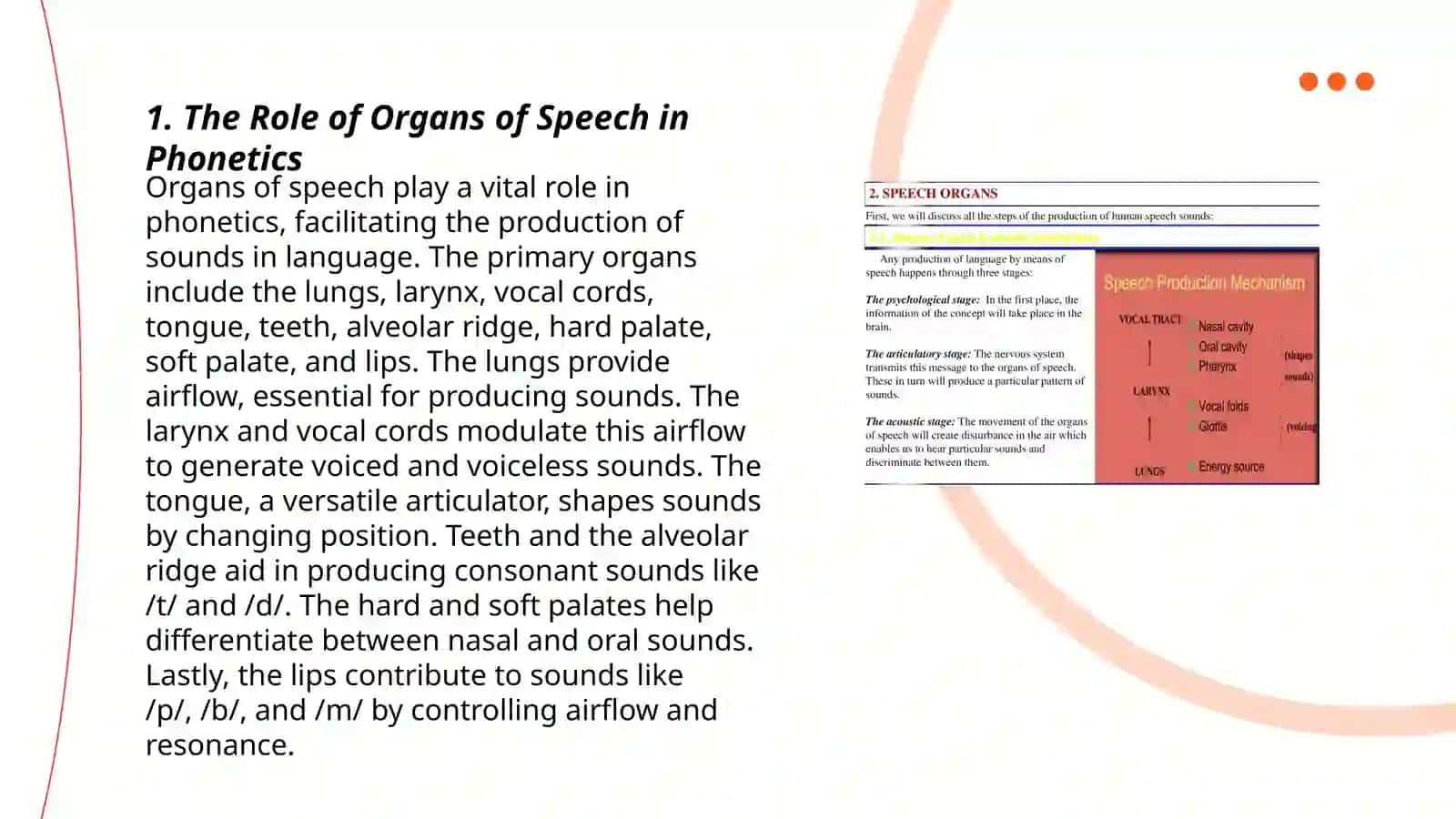 Organs of speech 3