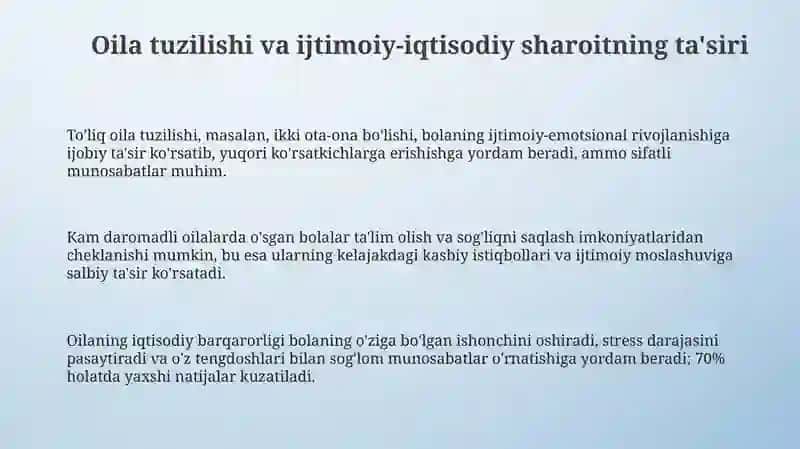 Ijtimoiy muhit bola tarbiyalashning omili sifatida 3