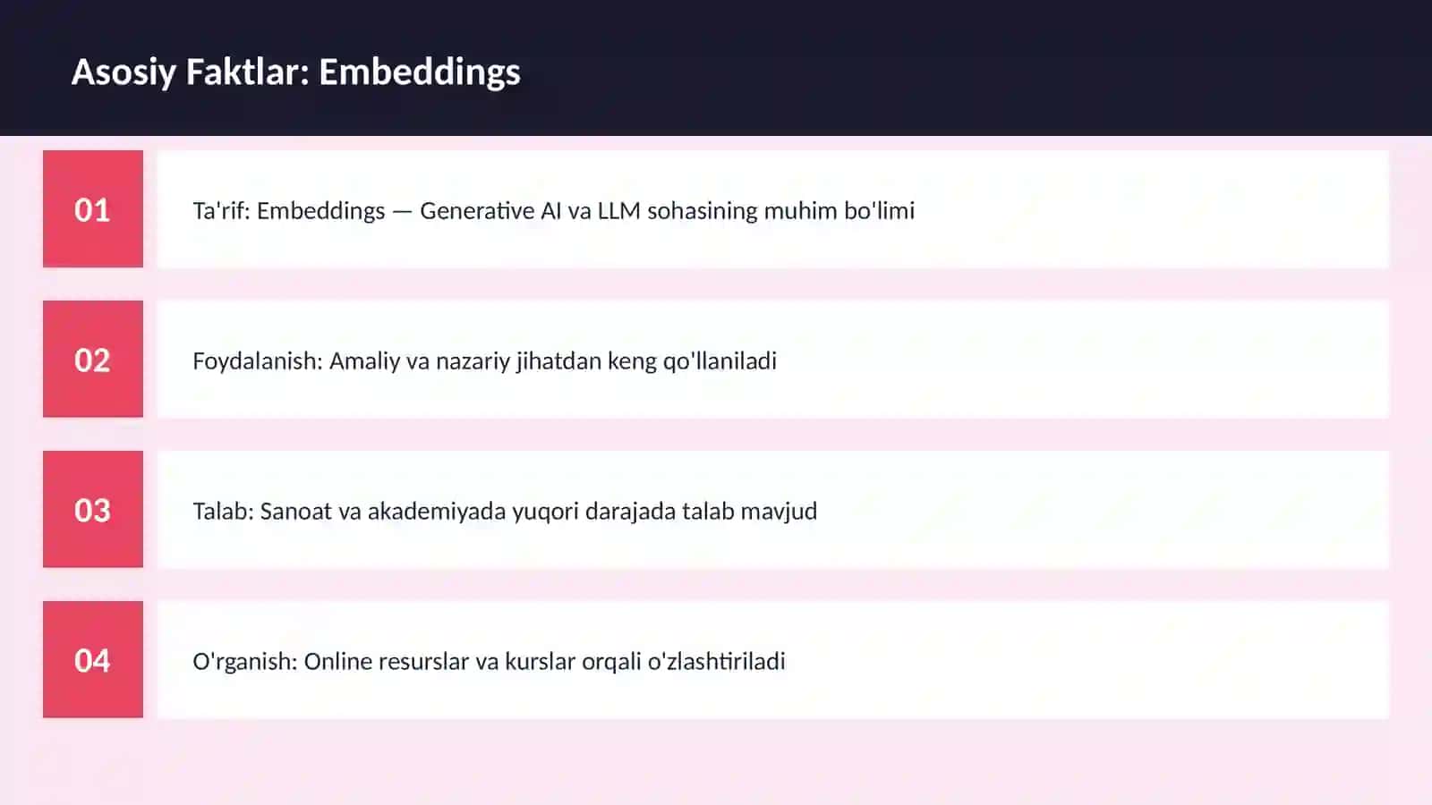 Embeddings 3