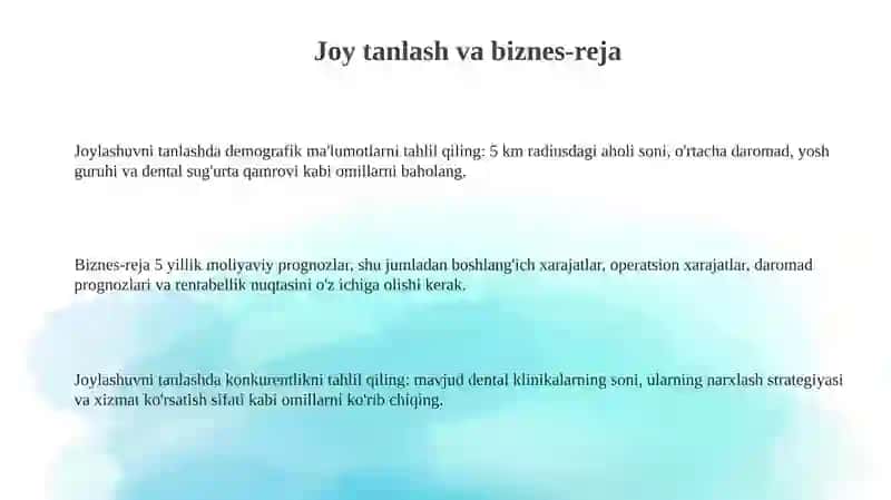 Stomatologik kabinet tashkilotish asoslari 3
