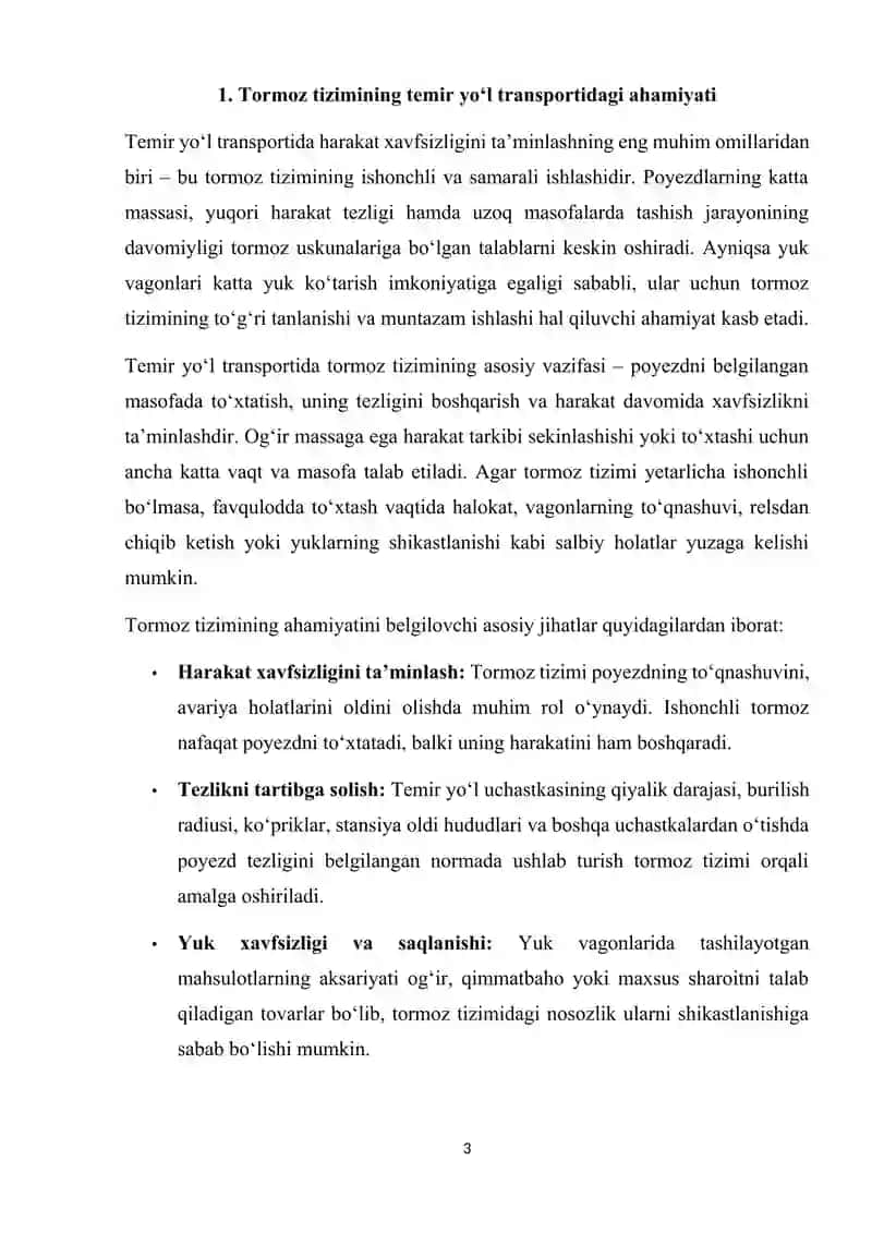 Zamonaviy yuk vagonlardagi tormoz uskunalar 3