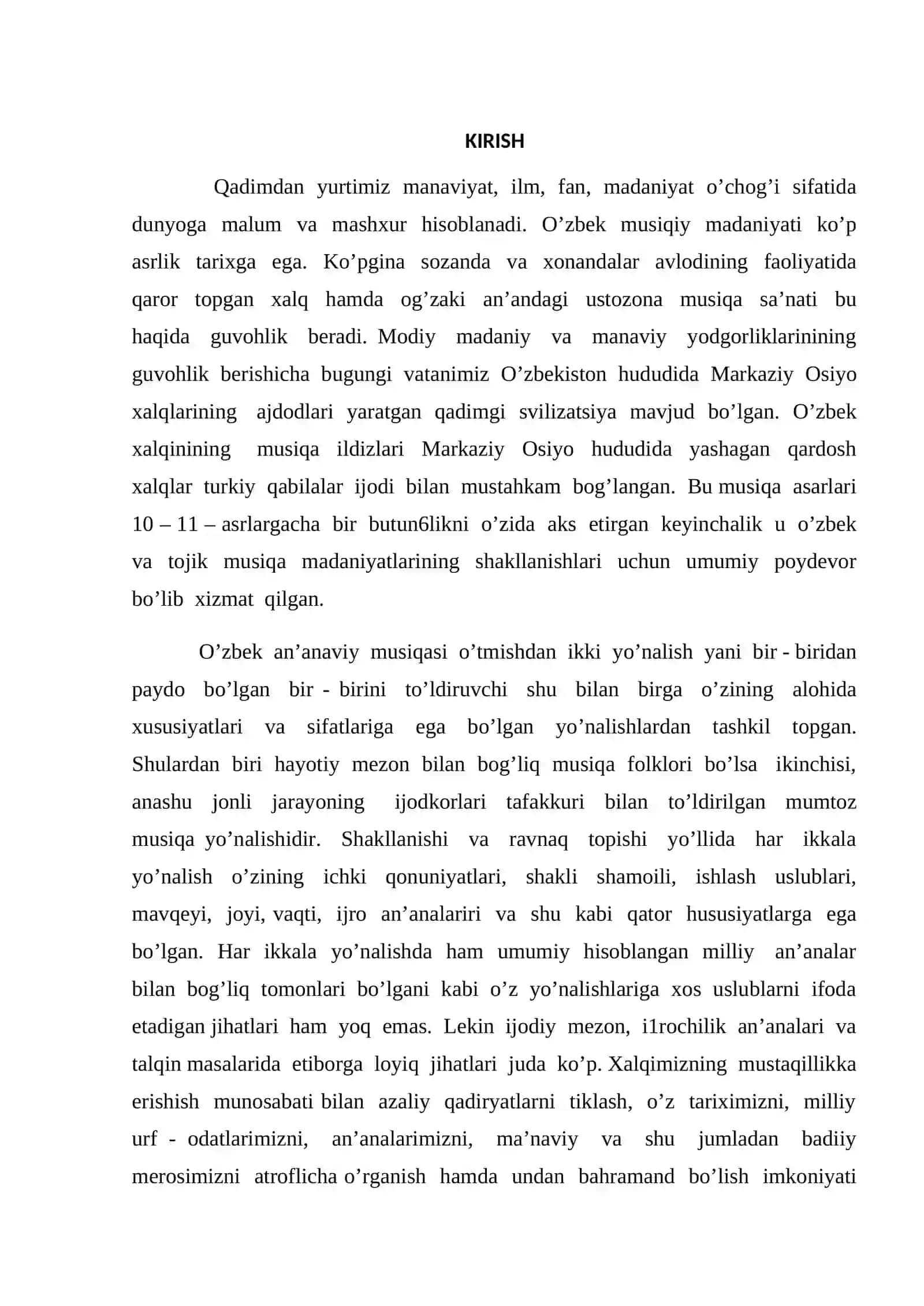 MAHALIY MUSIQA USLUBLARI 3