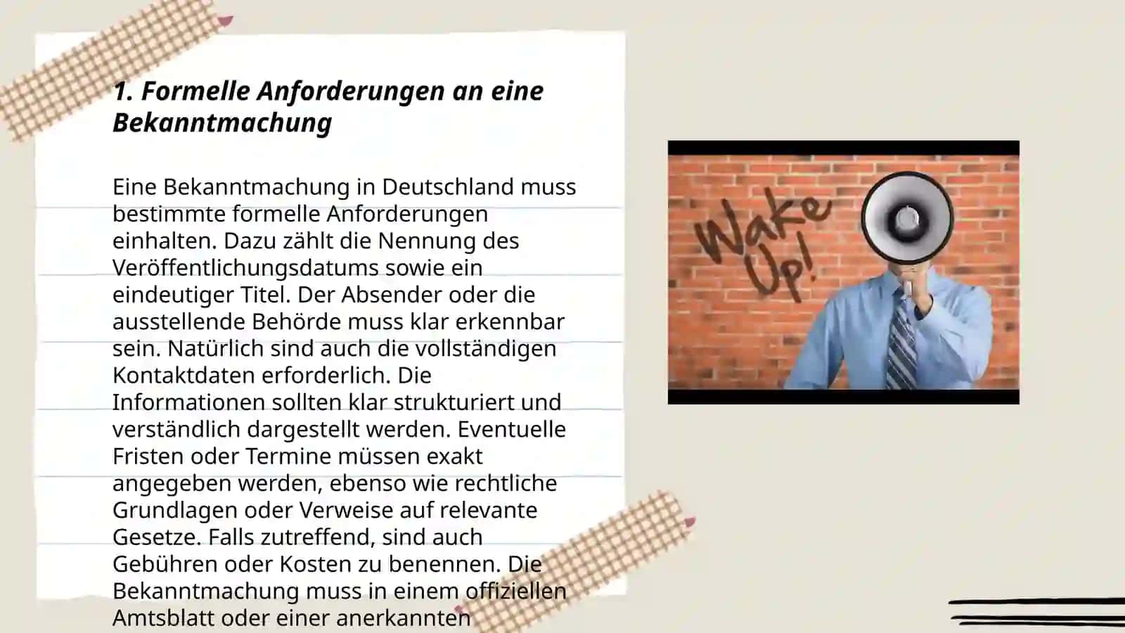 Bekanntmachung 3