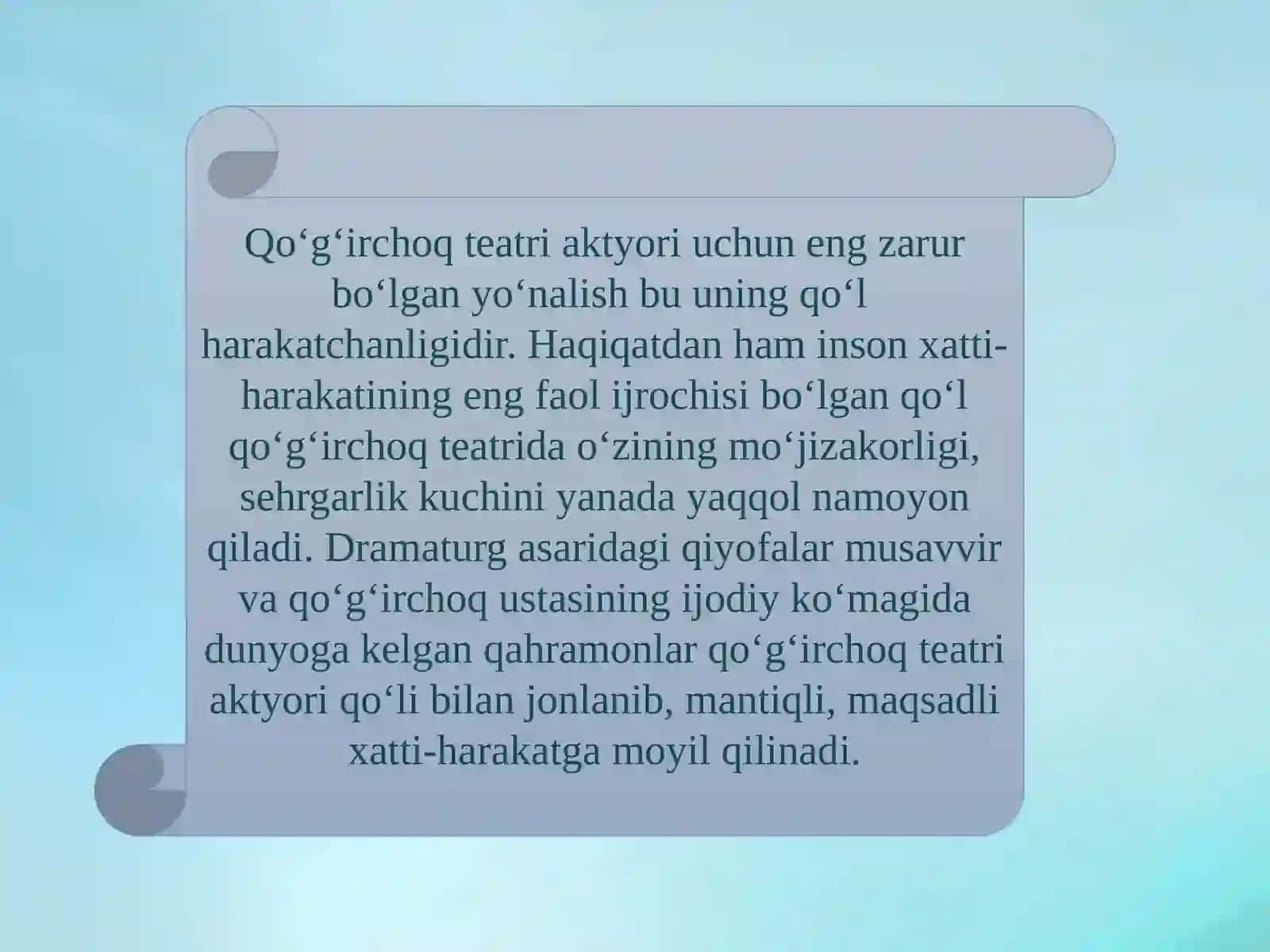 BOLALARDA AKTYORLIK QOBILIYATINI RIVOJLANTIRISH 3