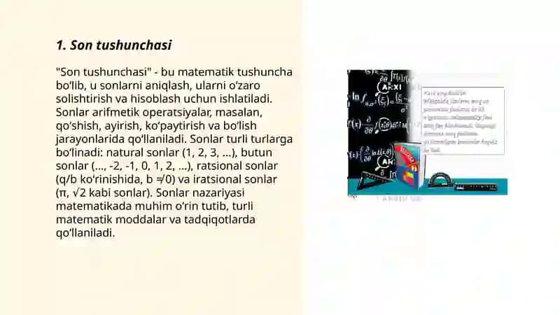 Pisa xalqaro baholash dasturida matematikaga oid mazmun sohalari 3
