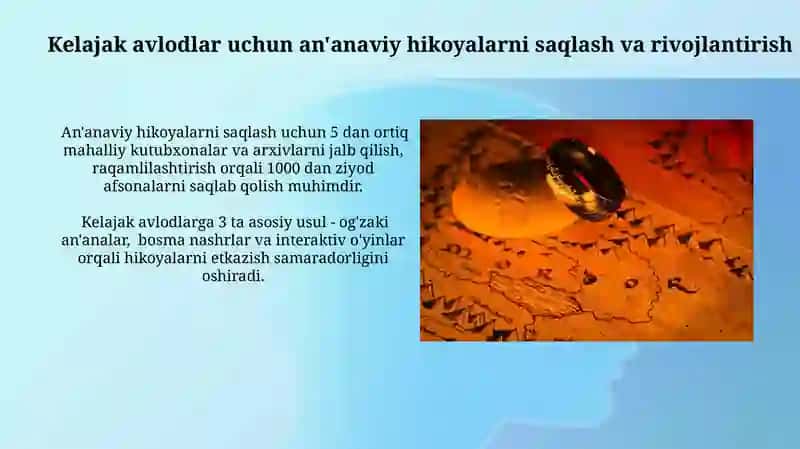 Afsona, rivoyat va dostonlarning xalq pedagogikasidagi o'rnivaahamiyati 3