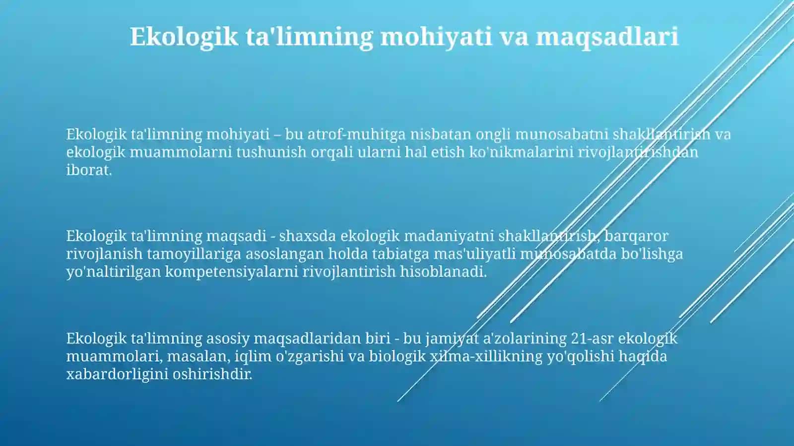 Ekologik tarbiya ta'lim va ma'daniyat 3