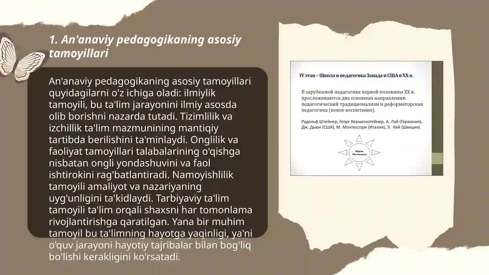 Pedagogikada an'anaviylik va novatorlik 3