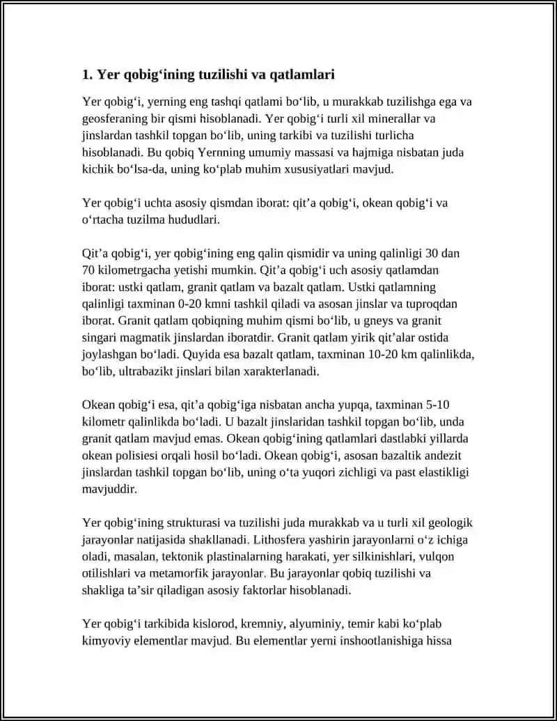 YERNING GEOGRAFIK QOBIG‘I. LITOSFERA 3