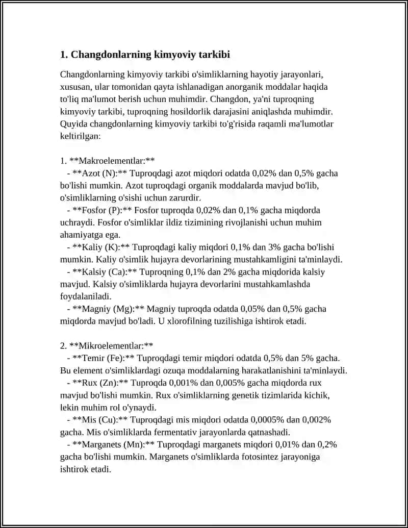 CHANGDON VA CHANG DONACHALARINI TUZILISHI 3
