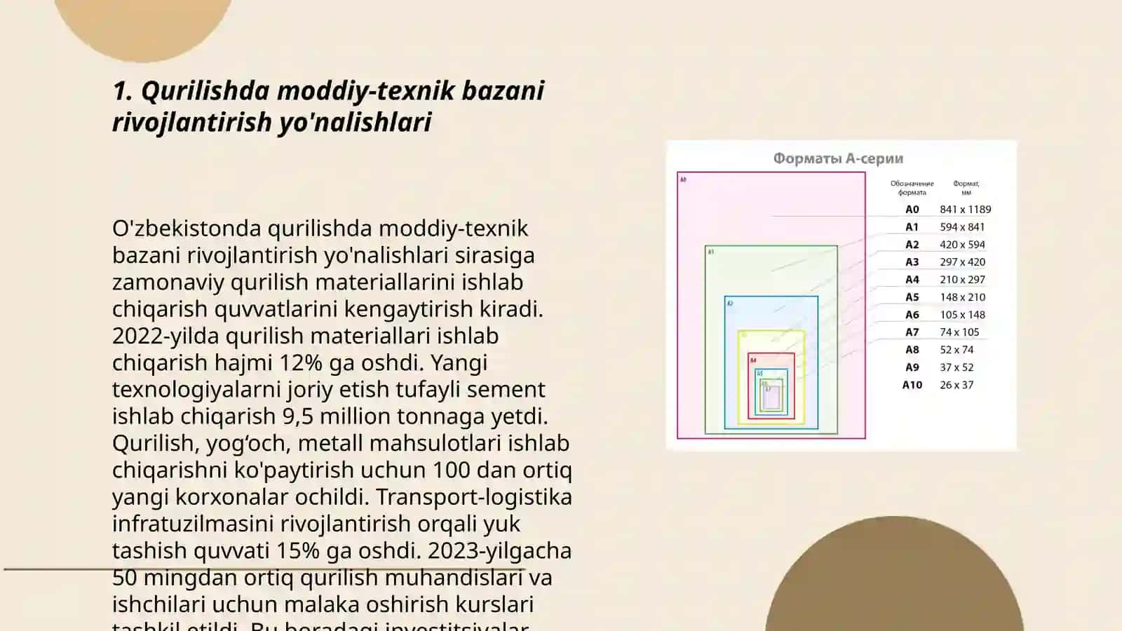 Qurilishda moddiy-texnik bazani tashkil qilish va takomillashtirishning asosiy tamoyillari 3