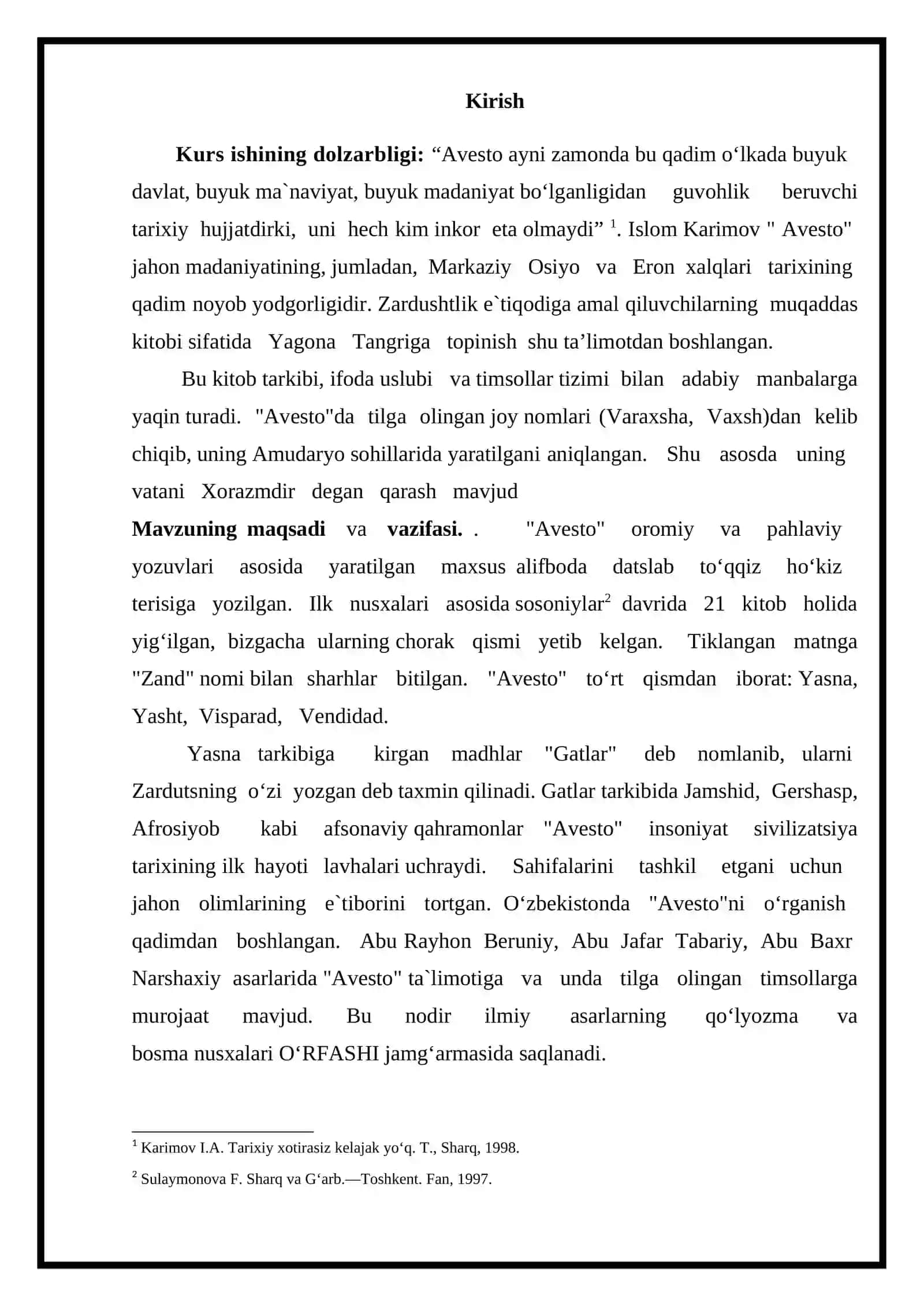 Avestoning tarixiy manba sifatida o‘rni 3