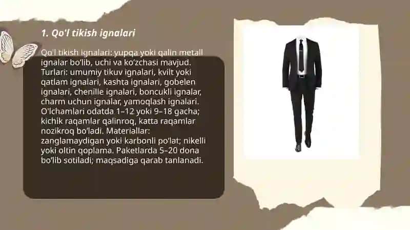 Qo'l tikish ignalari 3