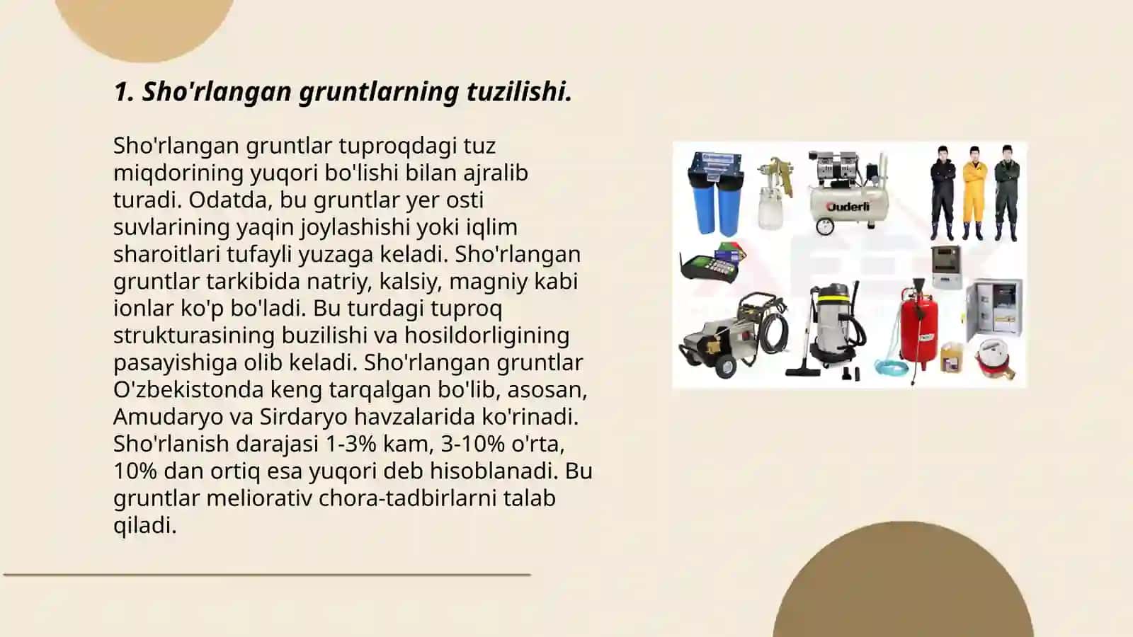Sho'rlangan gruntlar va sho'rxoq gruntlardan yo'l poyini qurish texnologik jarayonlari va ularning o'ziga xos tomonlari 3