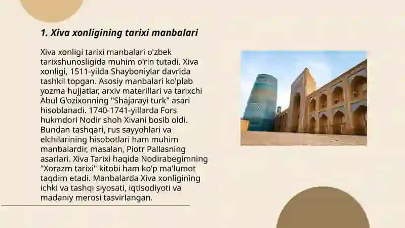 Xiva xonligi manbashunosligi 3