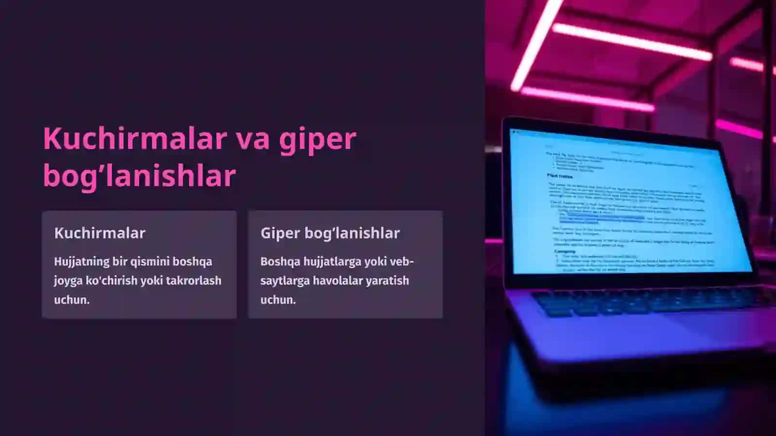 Avtomatlashtirilgan vositalar va shablonlar 3