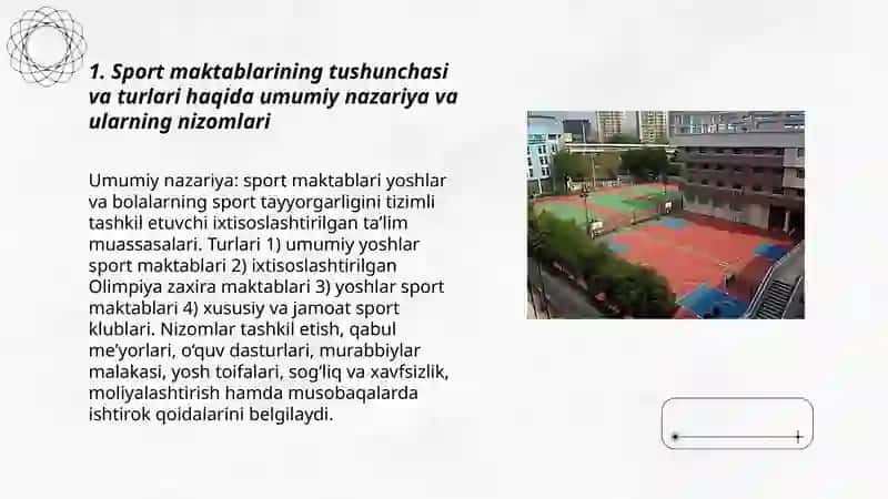 Sport maktablarining turlari va ularning nizomlari haqida tushunchalar 3