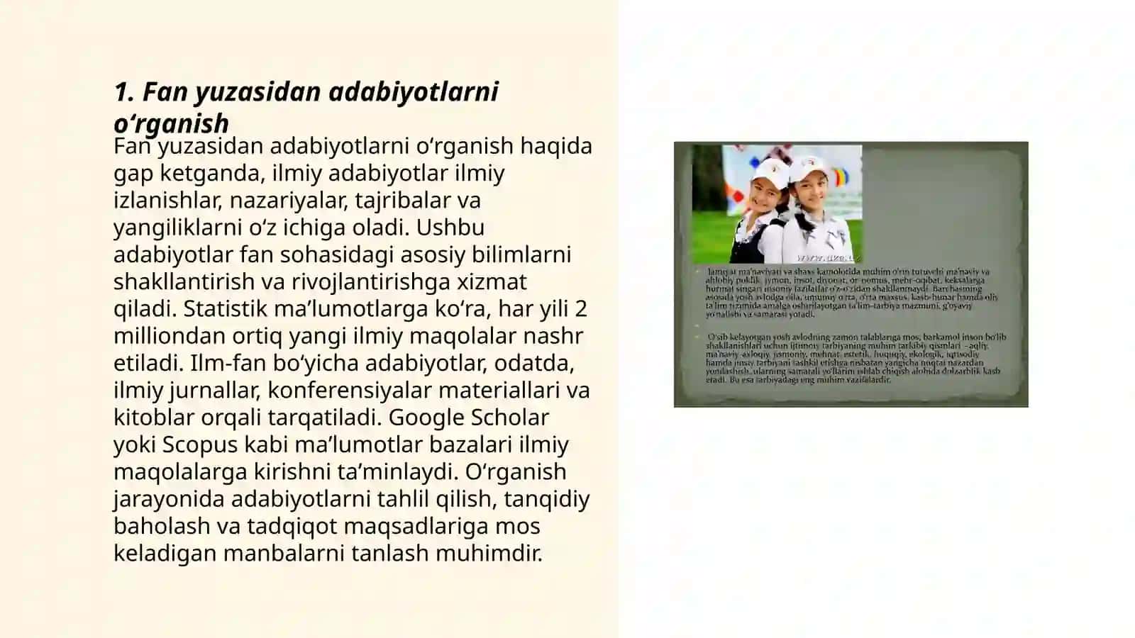 Fan yuzasidan berilgan amaliy mashgʻulotlarga tayyorgarlik koʻrish va uy vazifalarini bajarish 3
