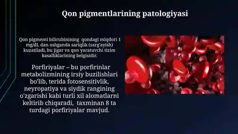 Qon pigmentlari 3