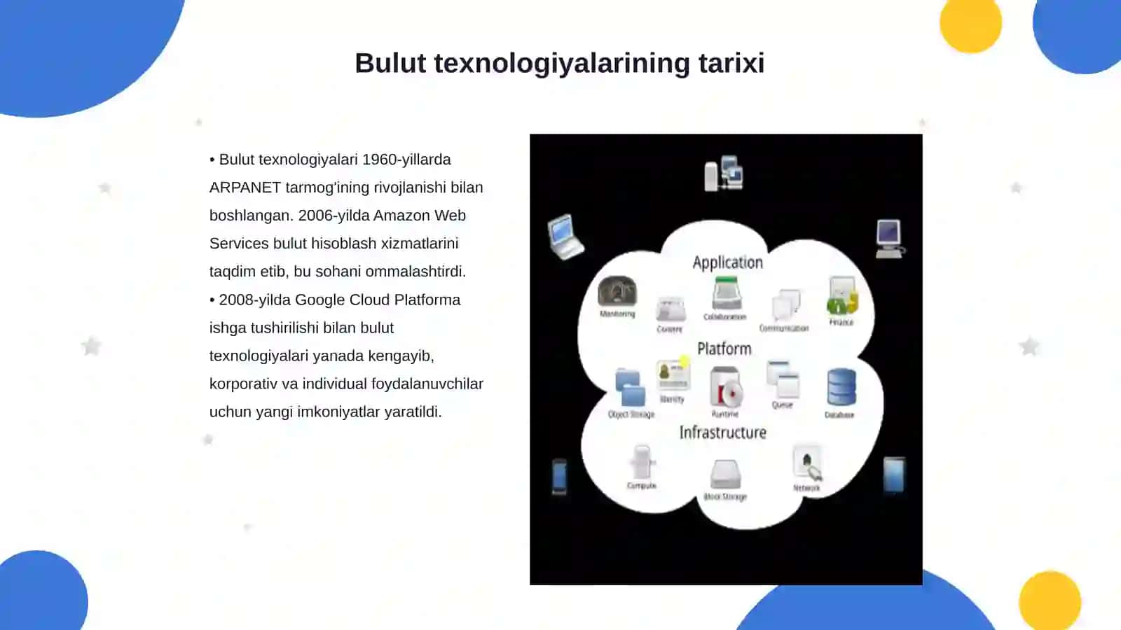 Bulut texnologiyalarida ishlatiladigan ma'lumotlar omborlari(Cloud SQL,NoSQL) 3