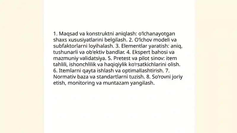 Shaxs so‘rovnomalari uchun topshiriqlarni ishlab chiqish 3