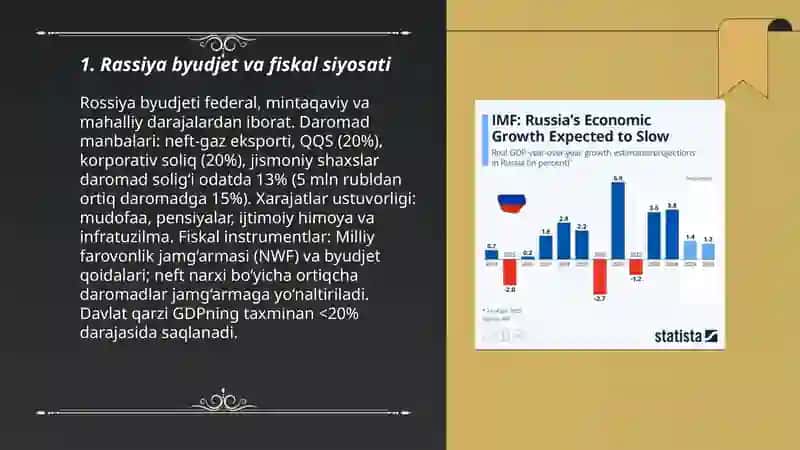Rassiya iqtisodiy siyosati 3
