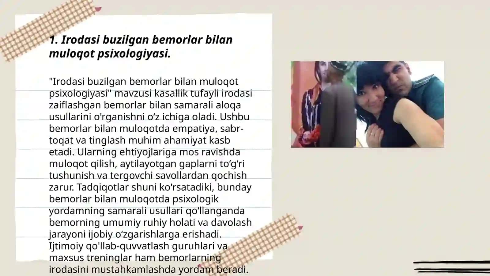 Irodasi buzilgan bemorlar bilan muloqot psixologiyasi 3