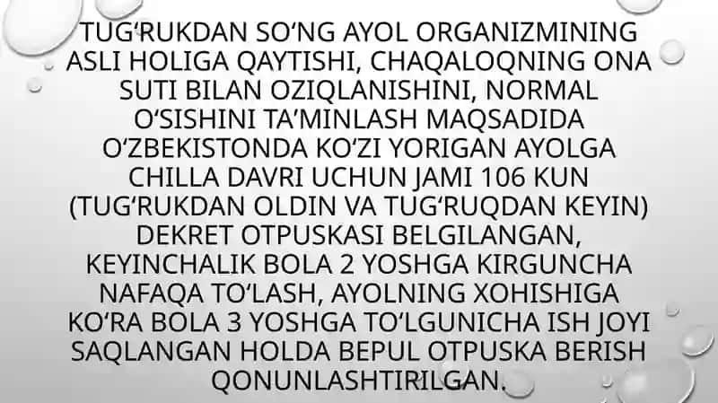 Fiziologik chilla davri. Chaqaloqlik davri. Chaqaloqlarni Apgar shkalasida baholash 3