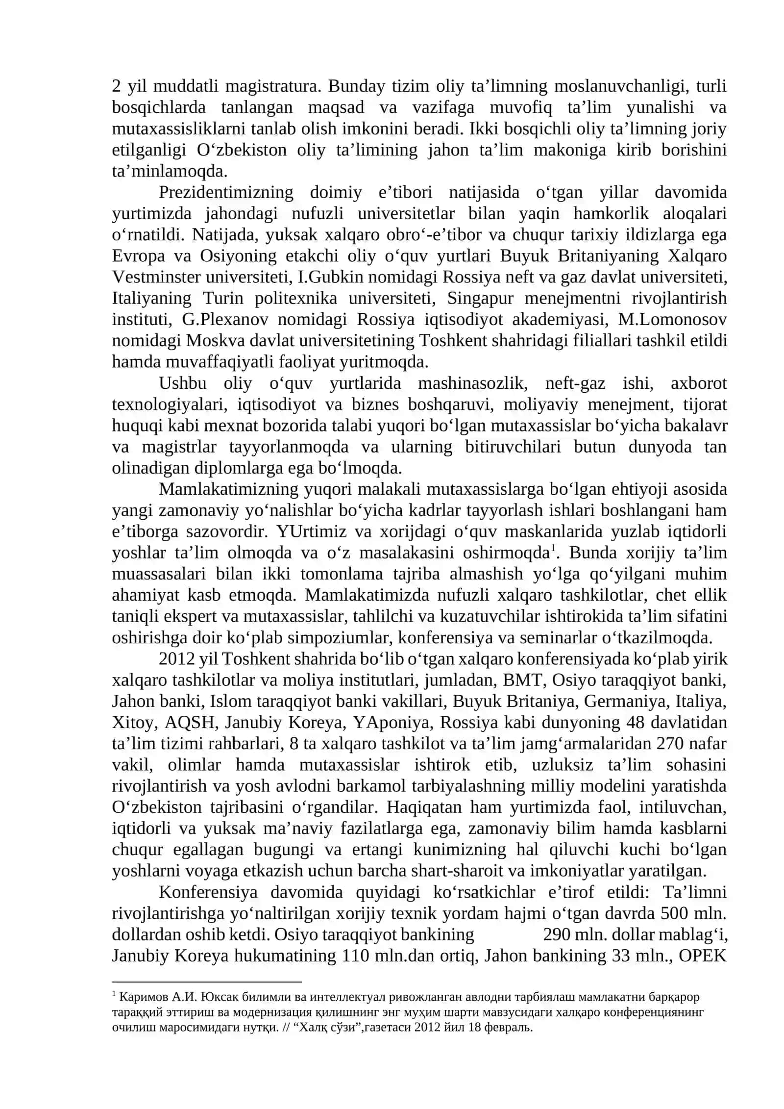 Bolaning ta’lim olish huquqini amalga oshirish to‘g‘risida Ta’lim to’g’risidagi federal qonun. 3