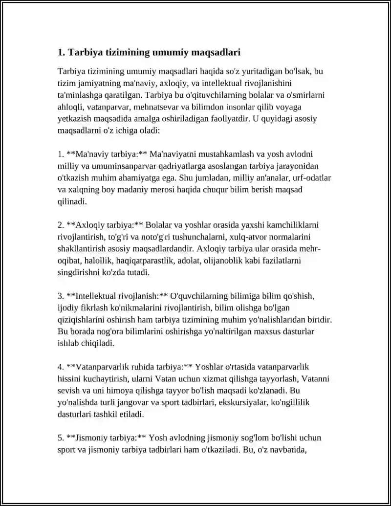 O'ZBEKISTONDA YOSH AVLIDNI TARBIYALASHNING ASOSIY YONALISHLARI VA OMILLARI 3