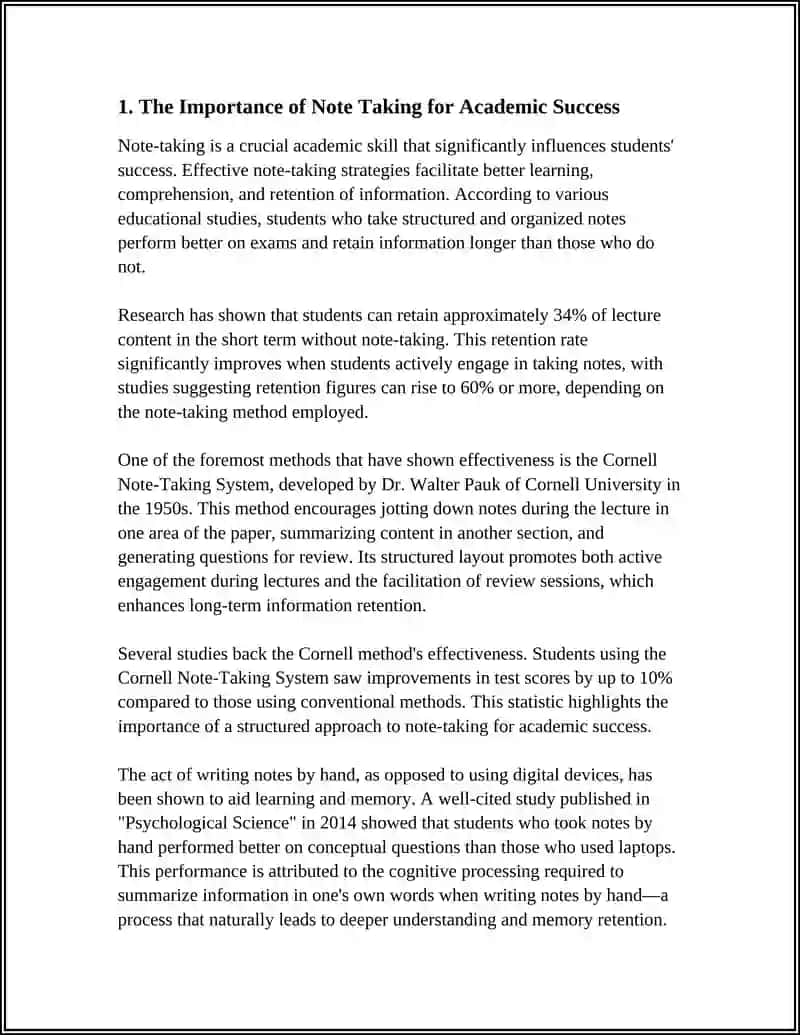 NOTE TAKING 3