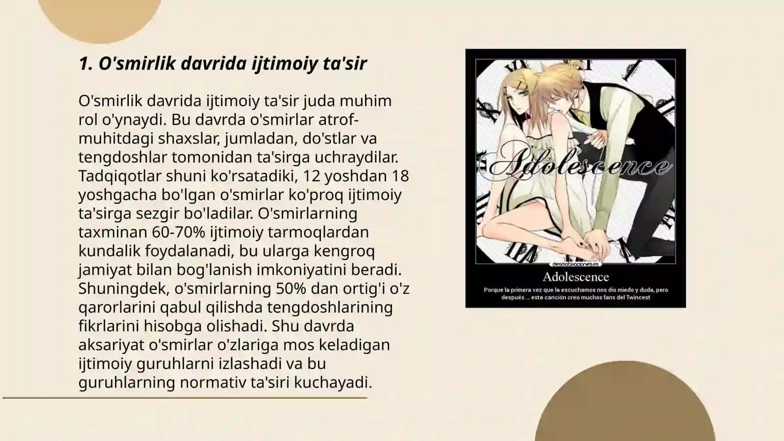 O'smirlik psixologiyasi 3