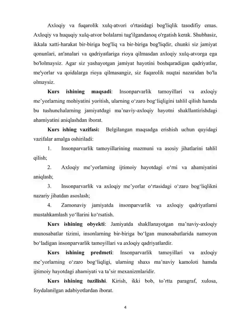 INSONPARVARLIK TAMOYILLARI VA AXLOQIY ME'YORLARNING O'ZARO BOG'LIQLIGI 3