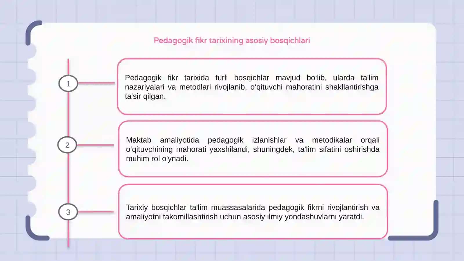 Pedagogik fikr tarixi va maktab amaliyotida o'qituvchi mahorati masalasi 3
