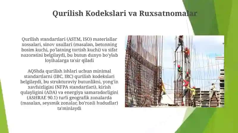 Qurilish meʼyorlari va qoidalari 3
