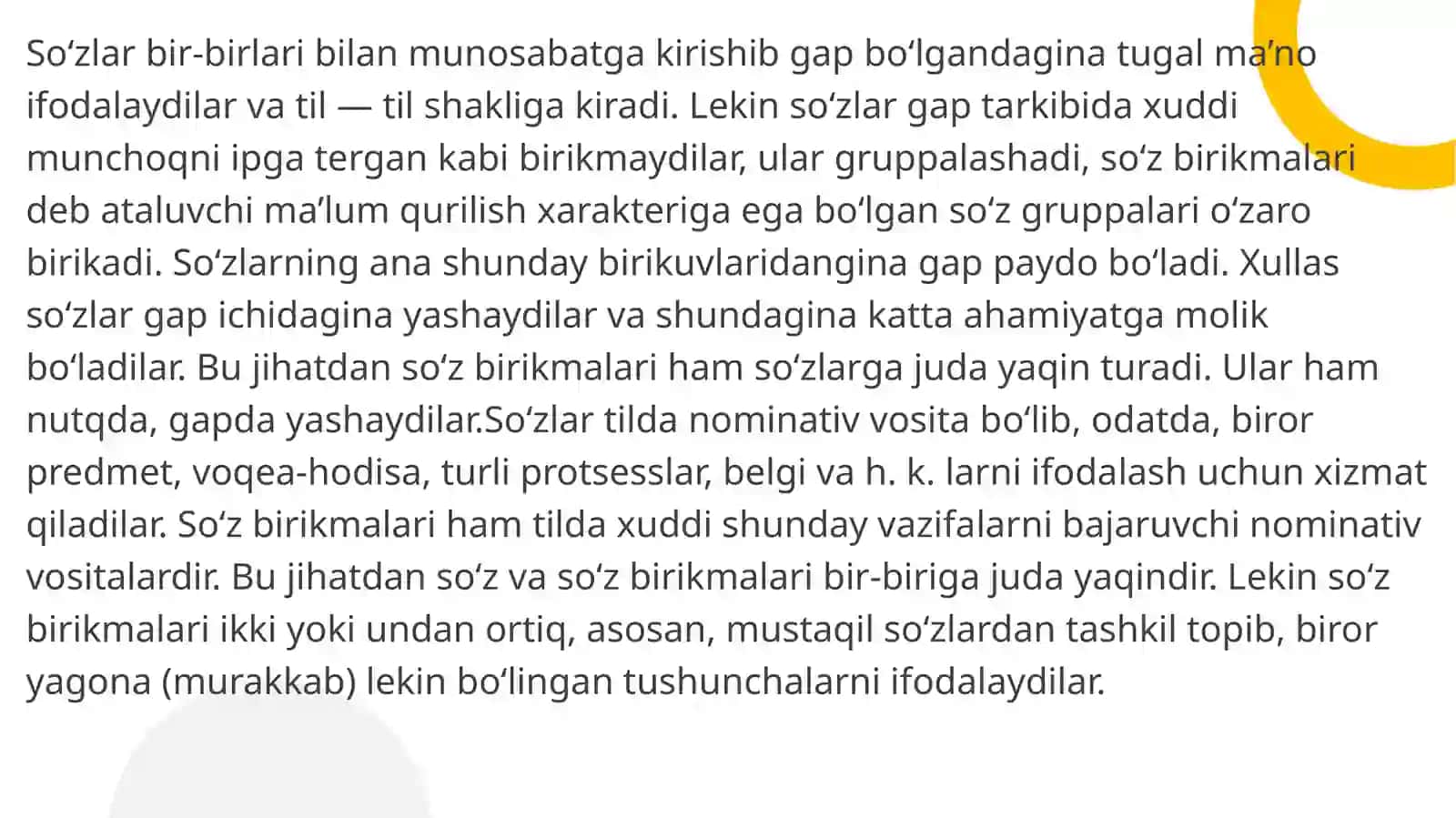Hozirgi o'zbek adabiy tili fanidan 3