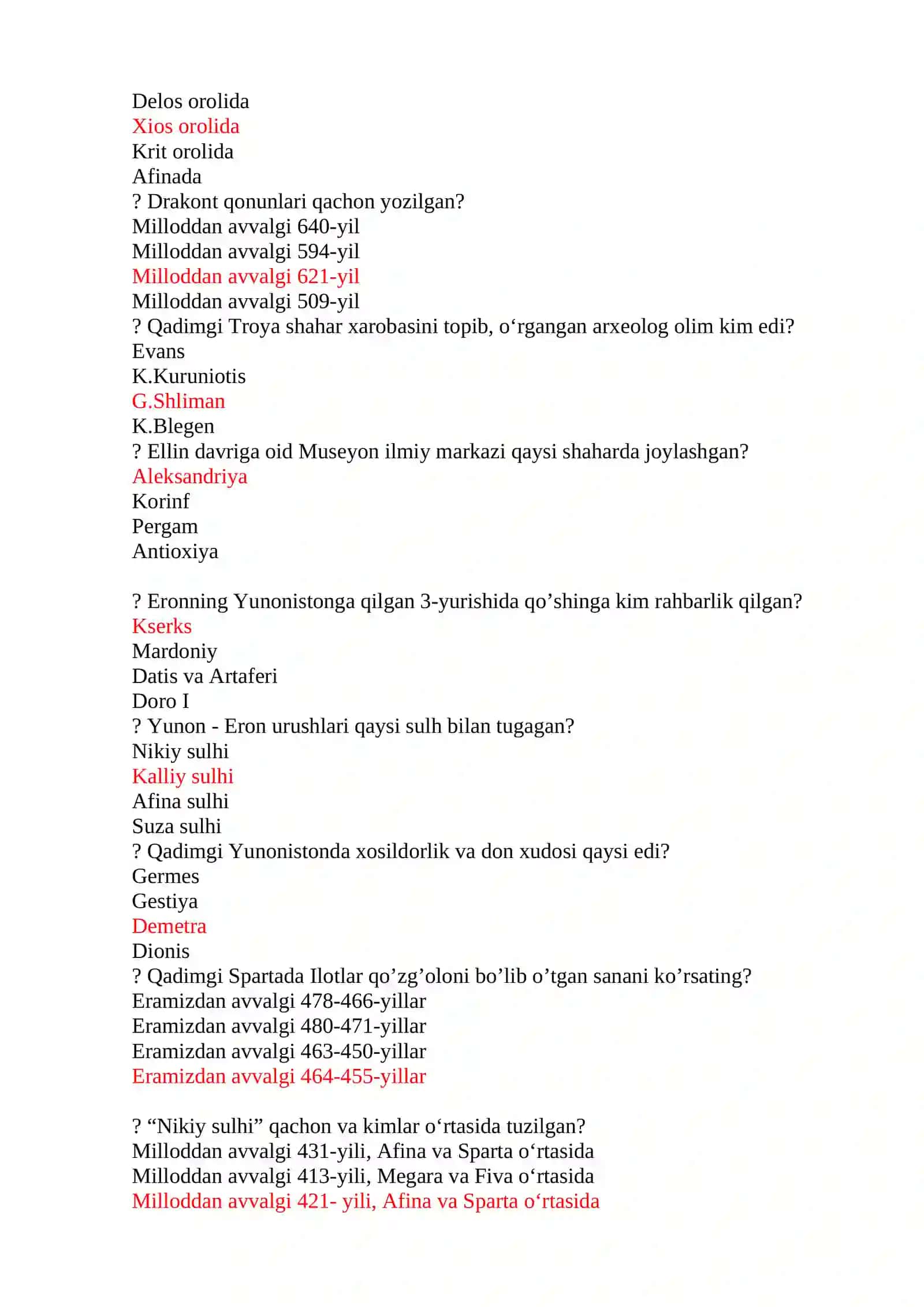 Jahon tarixi II SEMESTR 3