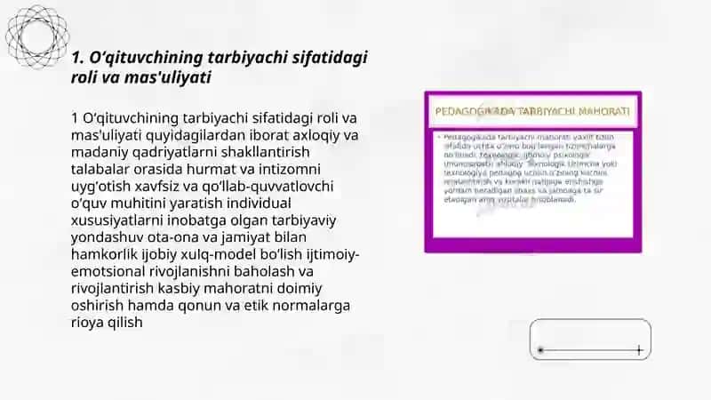 Oʻqituvchining tarbiyachi sifatidagi mahorati 3