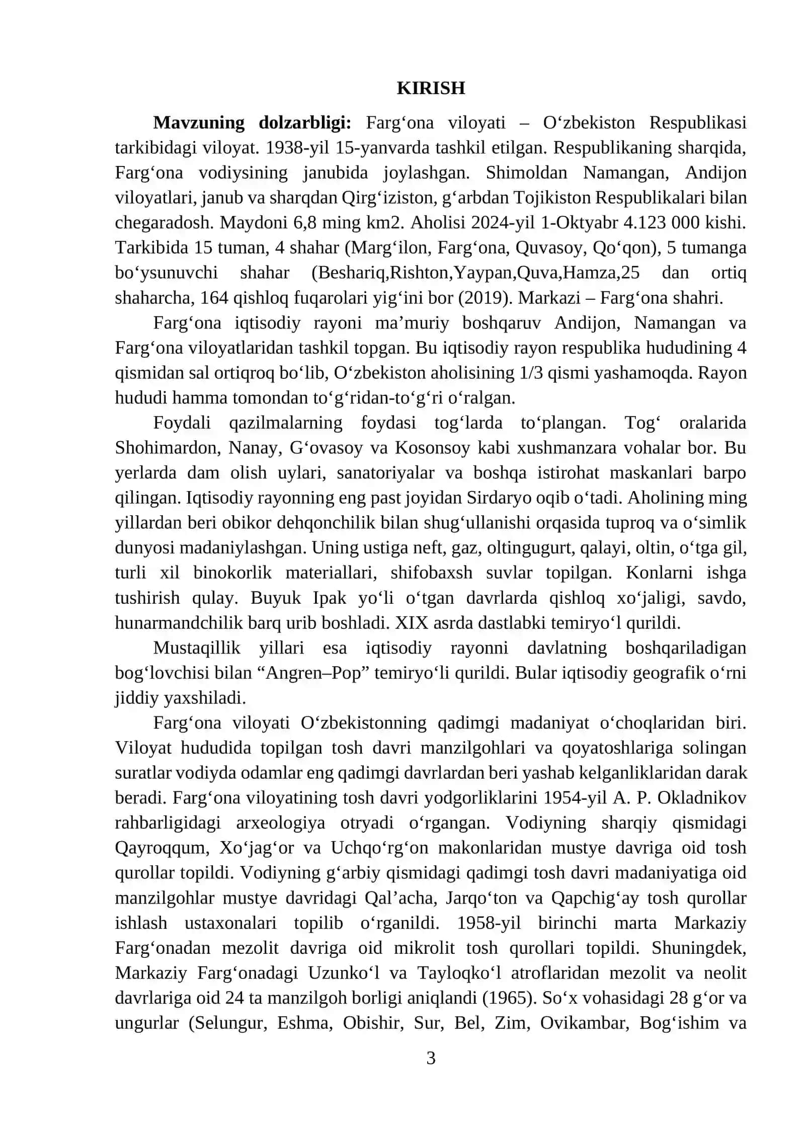 Farg'ona viloyati aholisi va mehnat resurslari 3